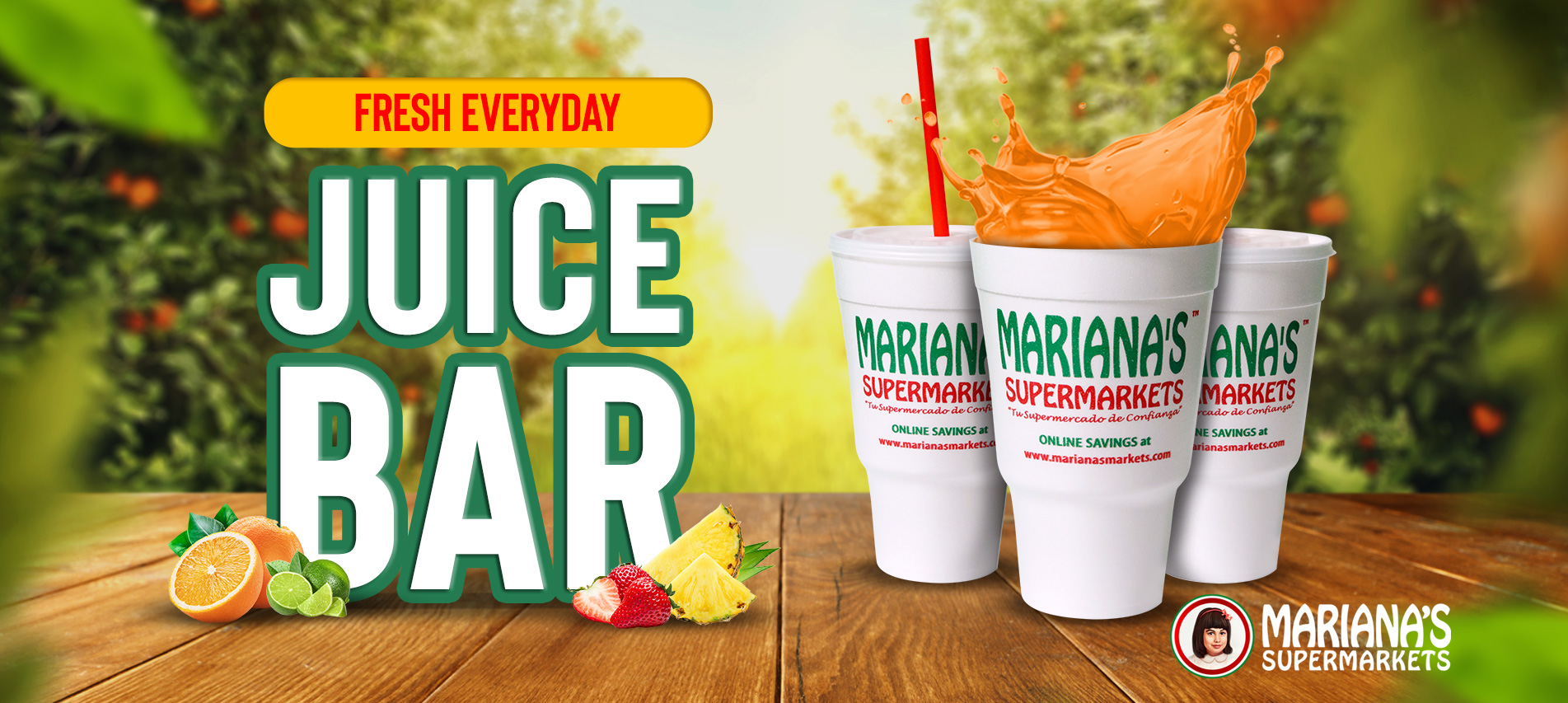 Marianas Markets Fresh Everyday Juice Bar